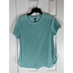 Sweaty Betty Womens Teal Blouse Size M